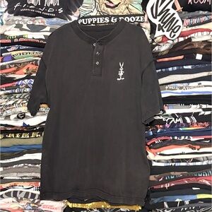 🍁 Vintage Bugs Bunny Long Sleeve  1/4 Button  🍁